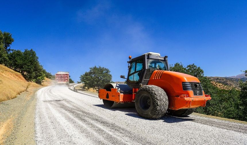 Malatya’da Ulaşımı Rahatlatacak Yol Çalışmasında Sona Doğru