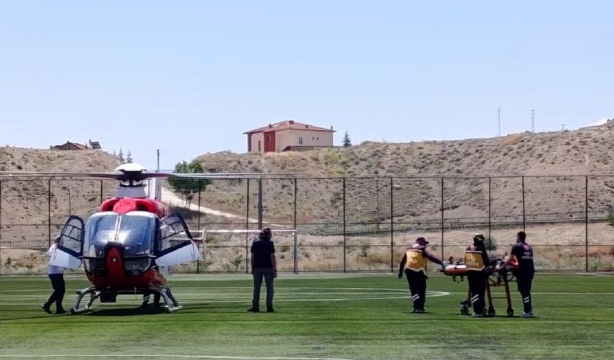 78 Yaşındaki Hasta İçin Hava Ambulansı Darende’den Havalandı