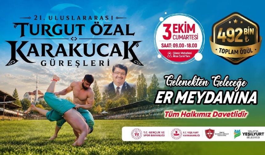 Malatya’da Er Meydanı Kuruluyor! 492 Bin TL’lik Ödül İçin Pehlivanlar Güreşecek