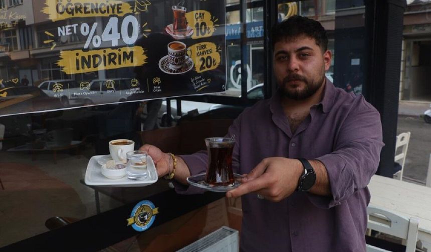 Sivas’ta Öğrenciler Bu Kafeye Akın Ediyor! Çay 10, Türk Kahvesi 20 TL