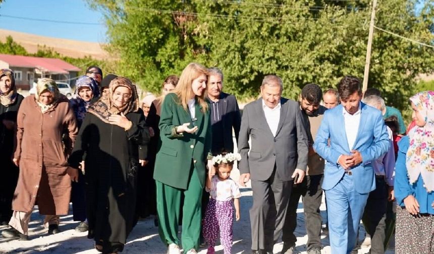 Darende’de dikkat çeken ziyaret! İlçenin geleceği için sahada inceleme