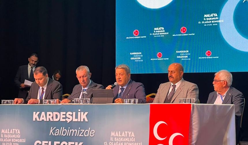 MHP Malatya’da Karar Çıktı! Şengönül Yeniden Başkan