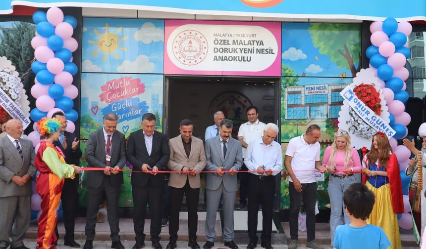 Malatya’da Yeni Anaokulu Kapılarını Açtı! Çocuklar İçin Neler Planlanıyor?