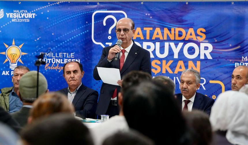 Yeşilyurt’ta Mahalle Sakinleri Taleplerini Başkan Geçit’e İletti