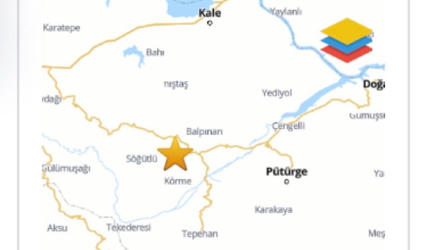 Malatya’da Pütürge’de Deprem!