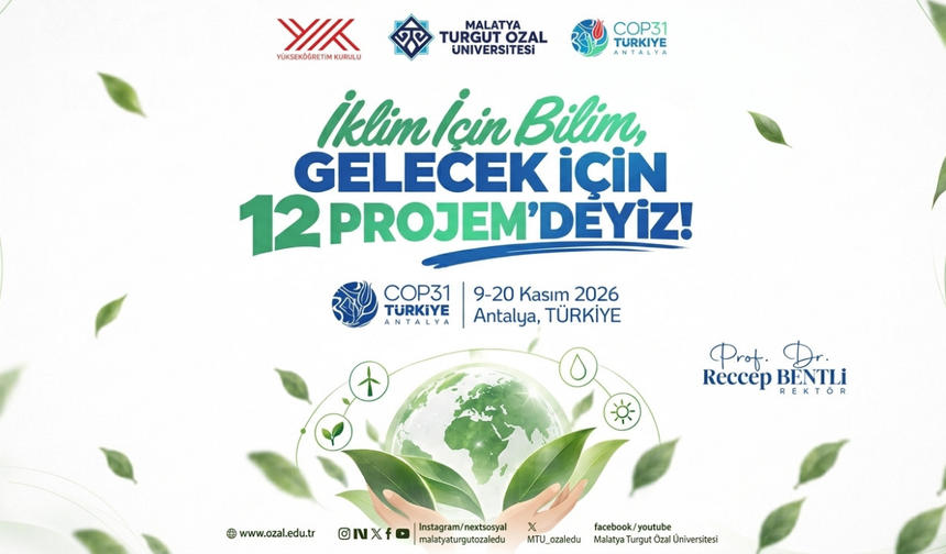Malatya’dan COP31’e 12 Proje! Depremden Tarıma Dikkat Çeken Çalışmalar