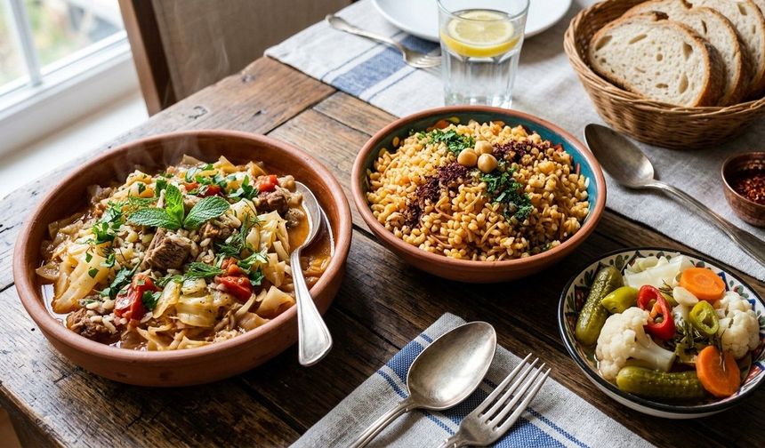 Bugünün Yemek Menüsü Belli Oldu! Etli Kapuska, Bulgur Pilavı Ve Turşu
