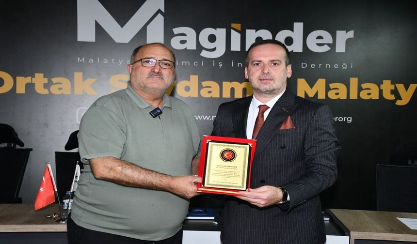 Malatya'da İlk Kez Verildi: Muhtarlardan Karademir'e Dikkat Çeken Ödül!