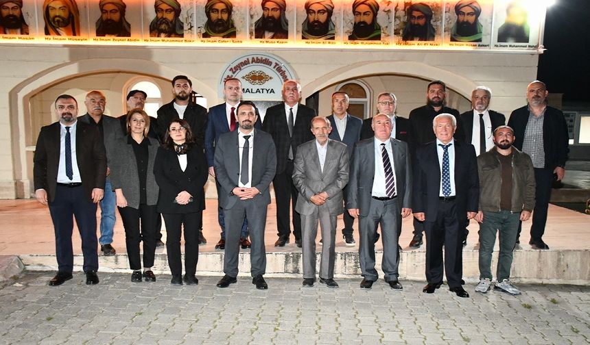 Malatya’da birlik ve kardeşlik buluşması! MAGİNDER’den Zeynel Abidin Vakfı’na ziyaret