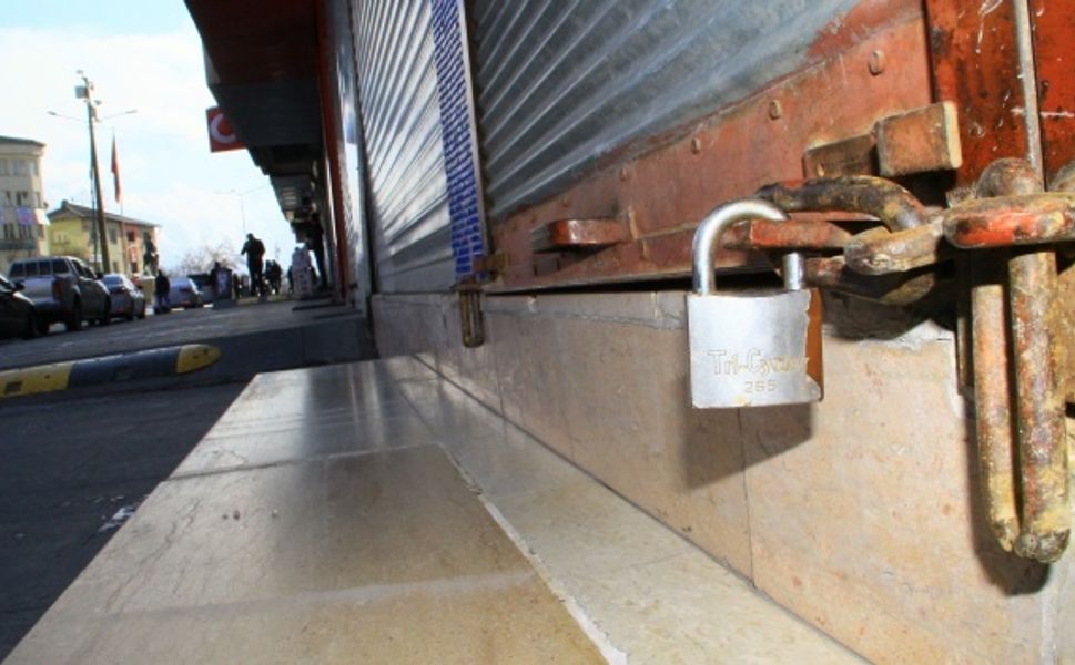 Malatya'da 5 şirket kepenk kapattı