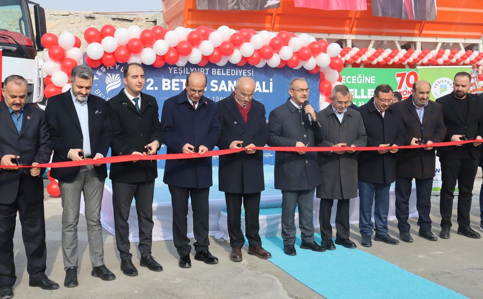 Malatya'da Şehrin İnşasına Güç Katacak Dev Tesis Açıldı!