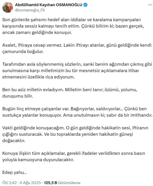 Diplomasi Sahte Cikan 2 Abdulhamid In Torunu 18922199 9103 M