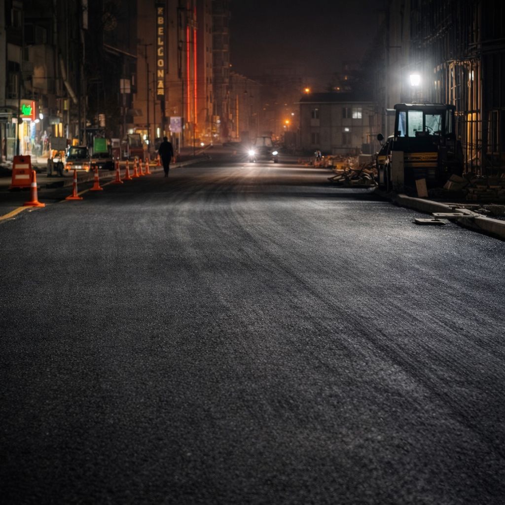 Beklenen An Geldi: İnönü Caddesi’nde Asfalt Çalışması Başladı