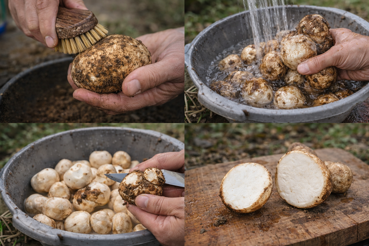Domalan Mantarının Temizlik Süreci