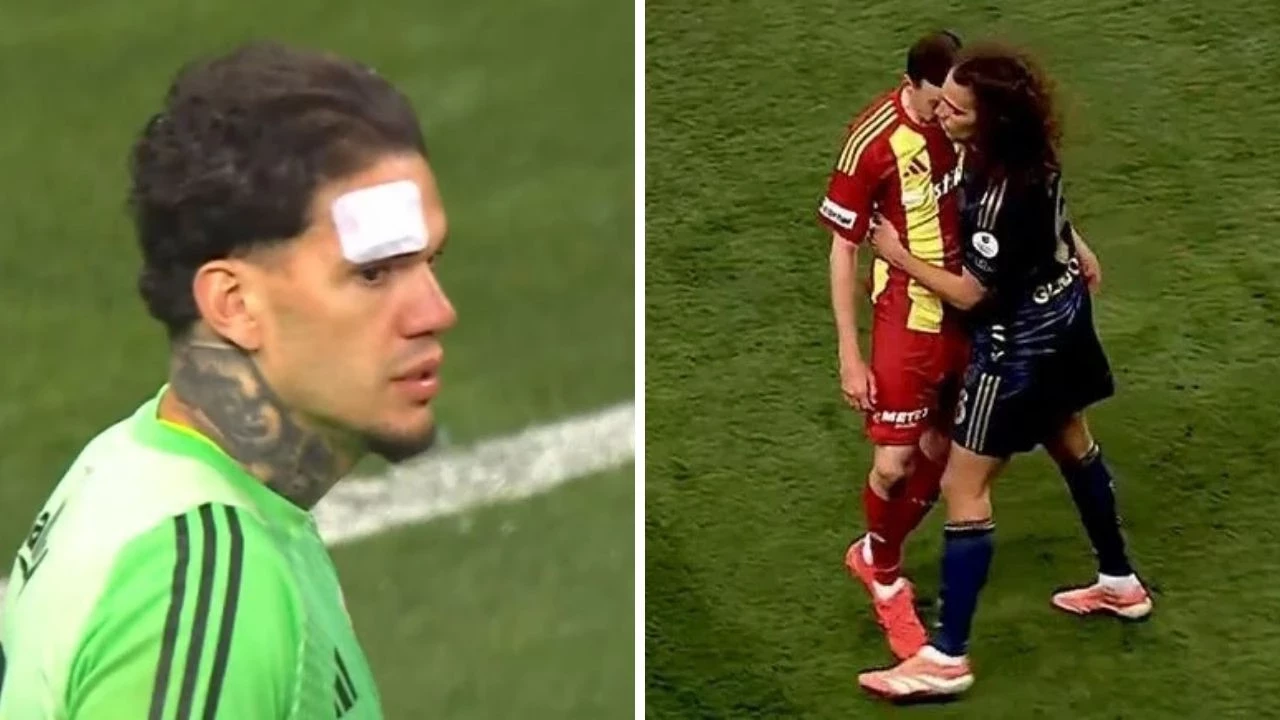 Kayseri'de Maç Bir Anda Karıştı! Tribünden Atılan Madde Ederson’u Kanlar İçinde Bıraktı