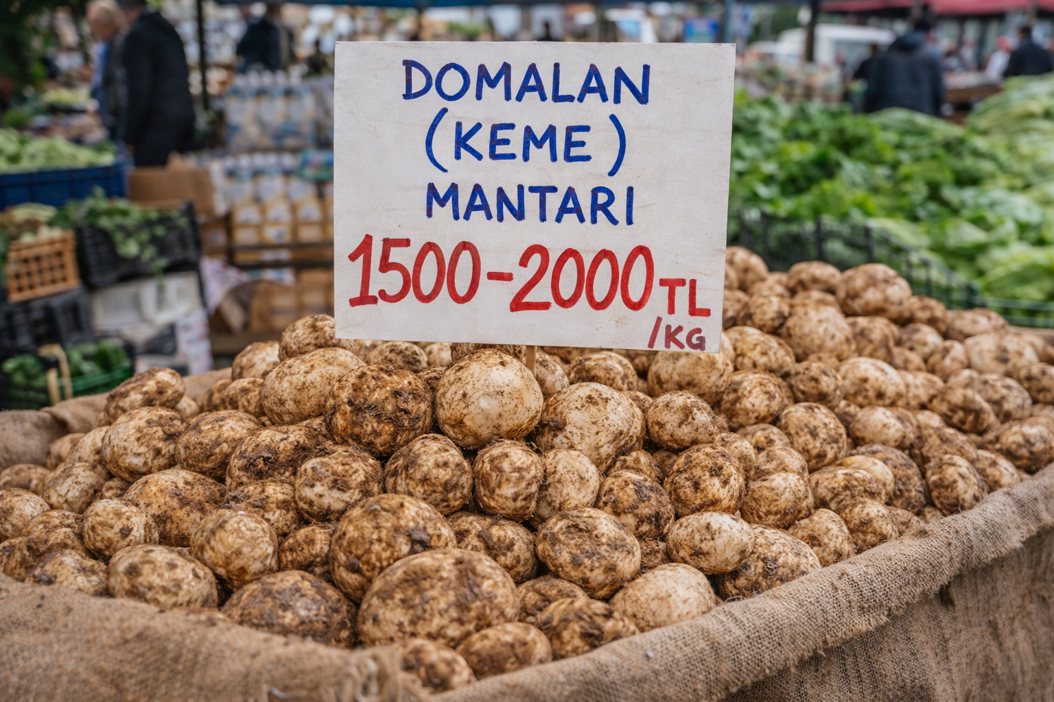 Malatya'da Domalan Mantarları Satışı