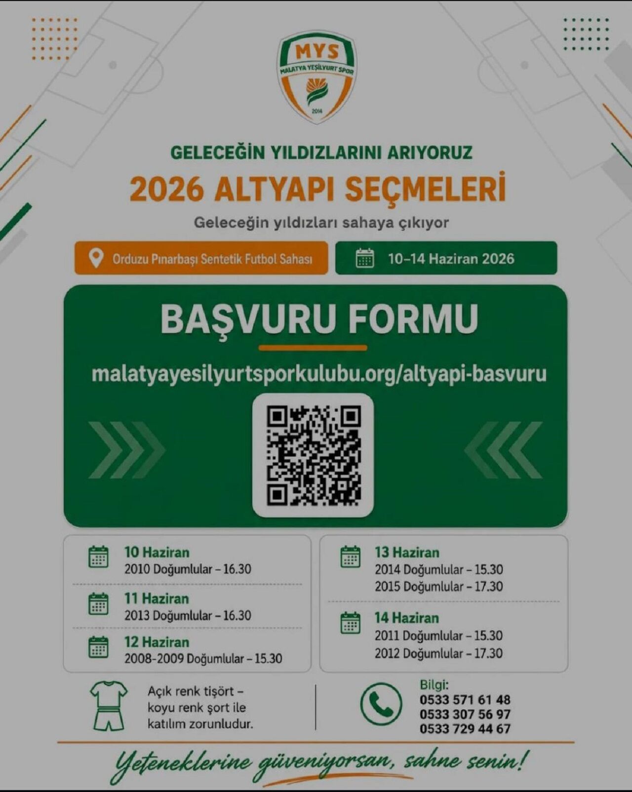 Malatya Yeşilyurtspor Seçme 2 Yeni