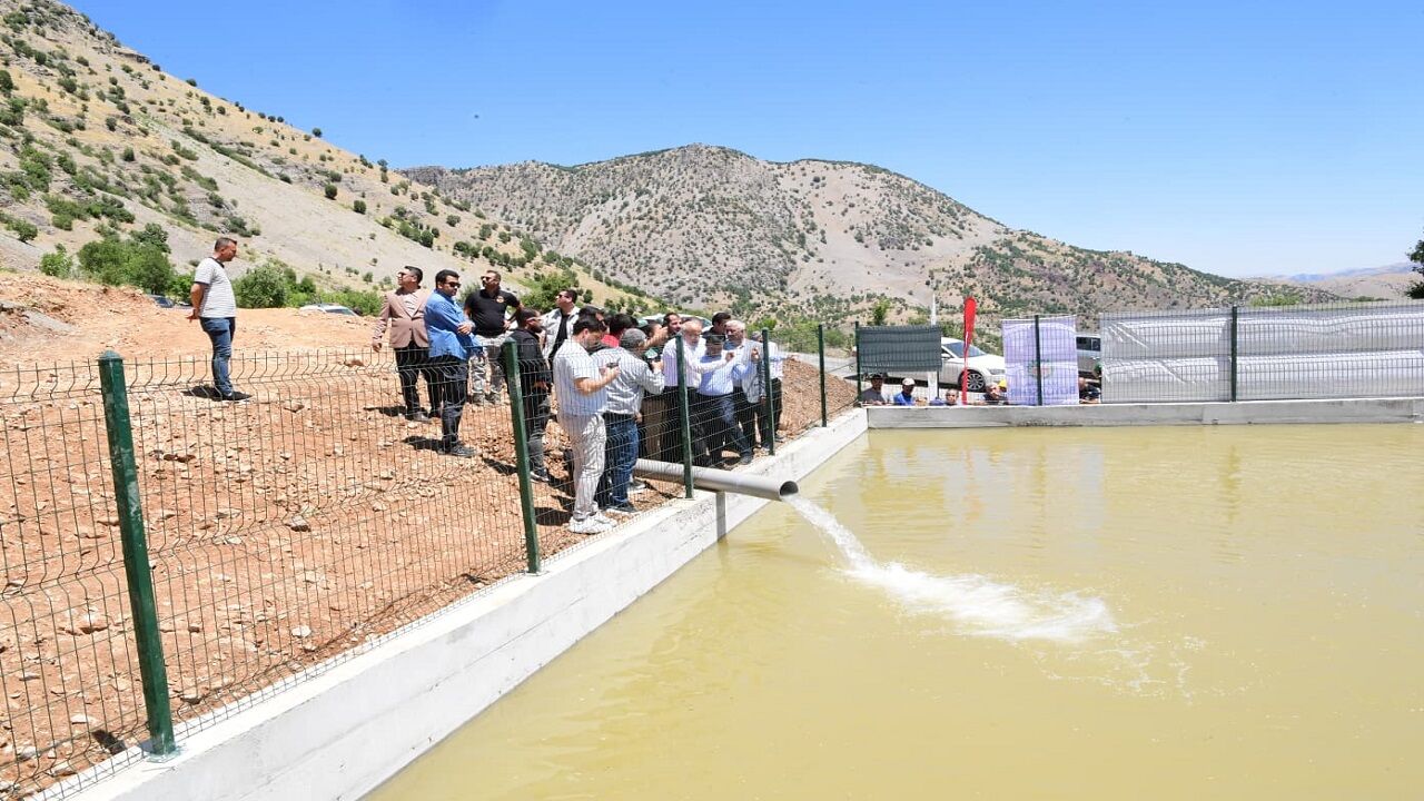 Büyükşehir'den Pütürge İlçesi'ne Sulama Havuzu (4)