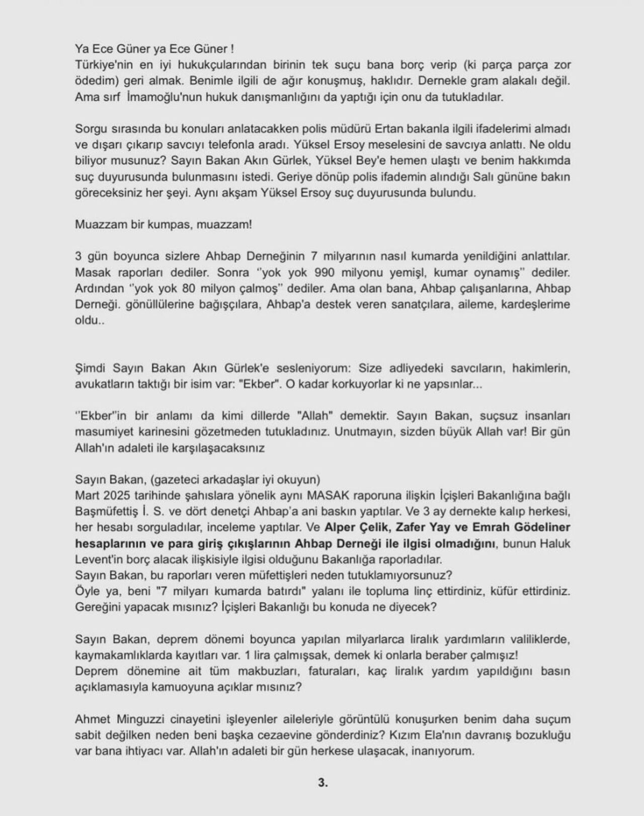 Mektup 3