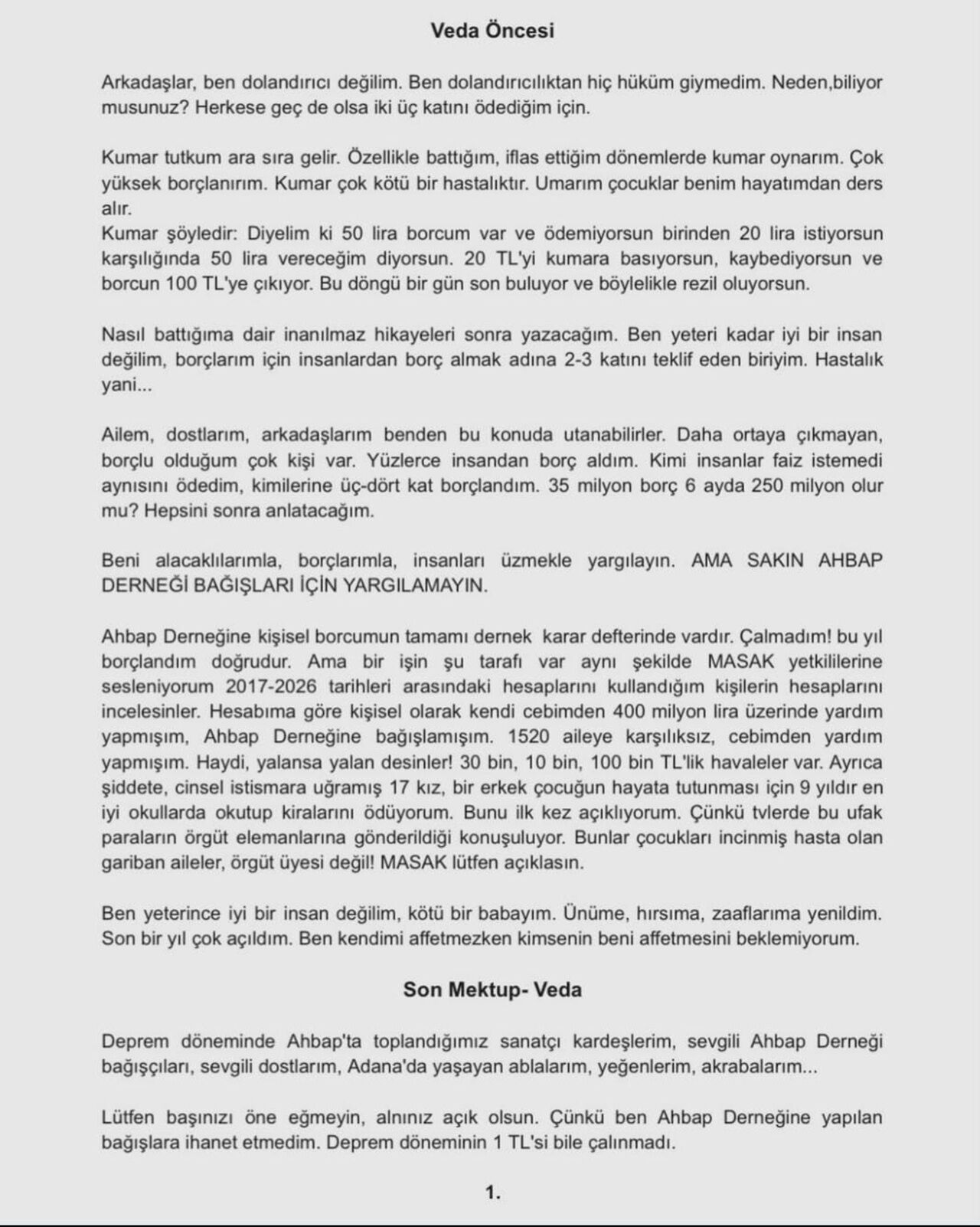 Mektup