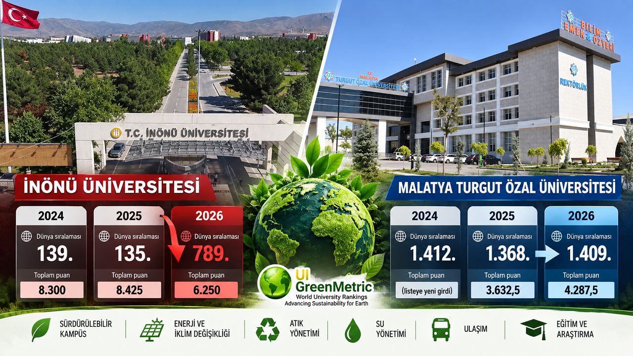 "İlk 100” Hedefi Ters Tepti: İnönü Üniversitesi 654 Basamak Geriledi!
