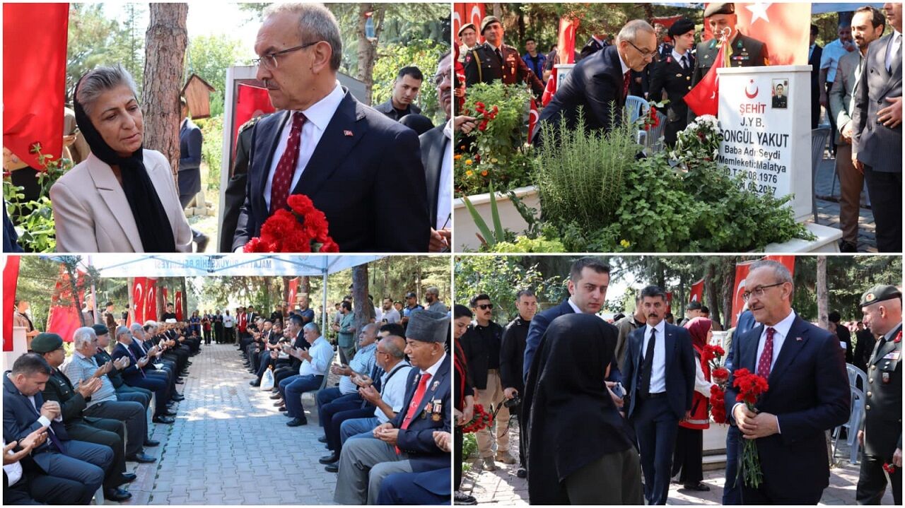 Malatya’da Gaziler Günü'nde Şehitler Anıldı, Gaziler ve Şehit Aileleri Buluştu